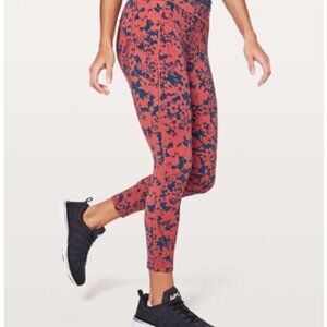 Lululemon Final Lap Crop *23" Leggings Running Workout Yoga Pants Size 6 W6AOVS